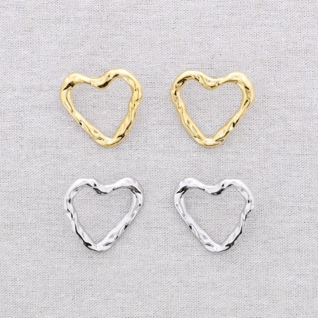 HEART STEEL EARRINGS