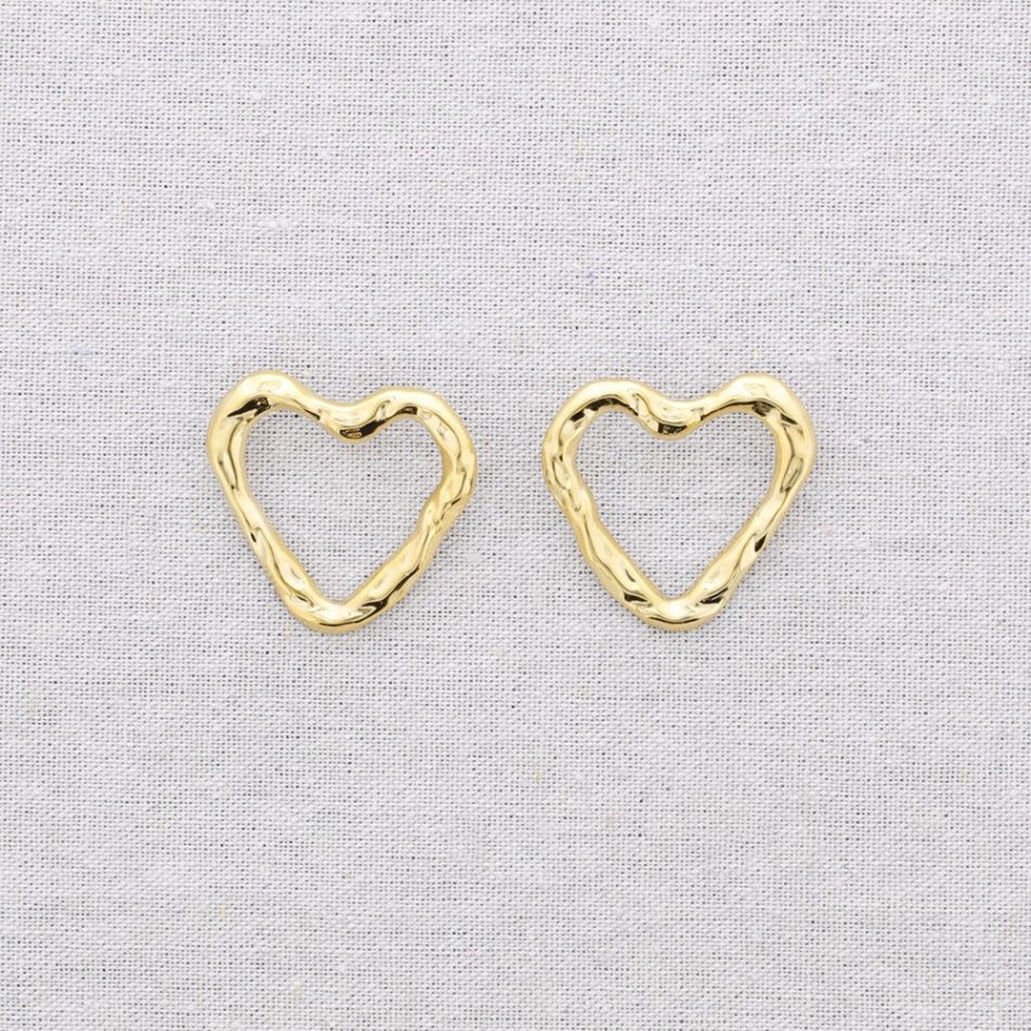 HEART STEEL EARRINGS