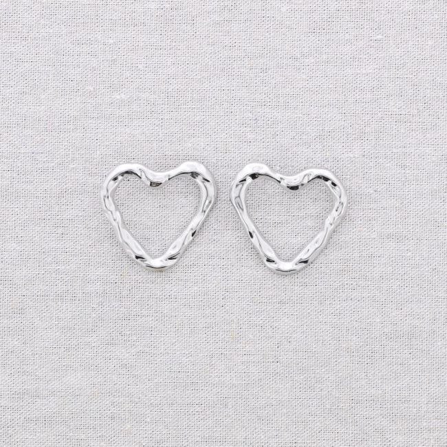 HEART STEEL EARRINGS