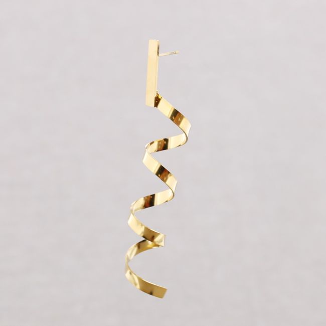 PENDIENTES ACERO ESPIRAL