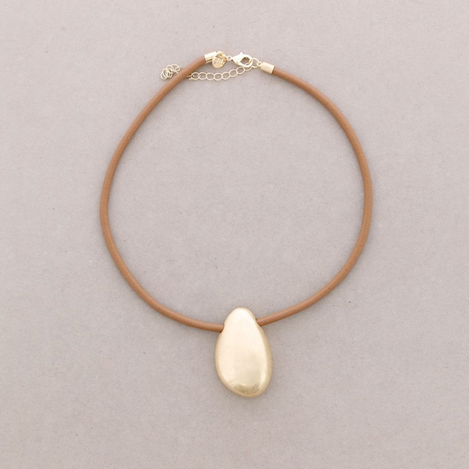 METAL DROP PENDANT CHOKER