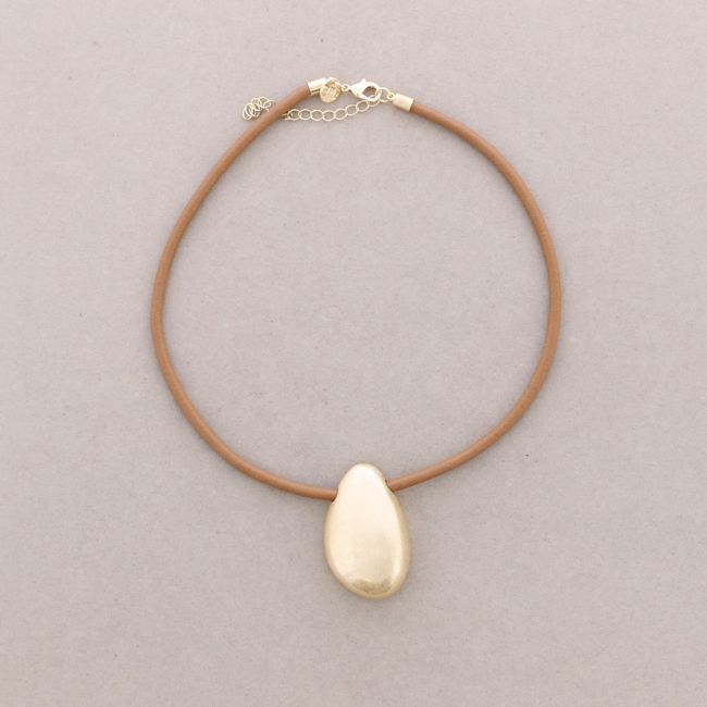 METAL DROP PENDANT CHOKER