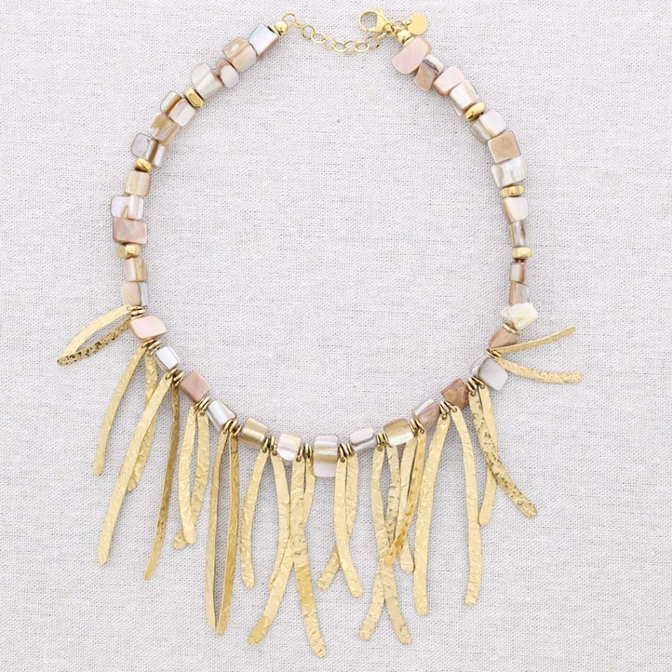STEEL CHOKER BEADS PENDANT STRIPS