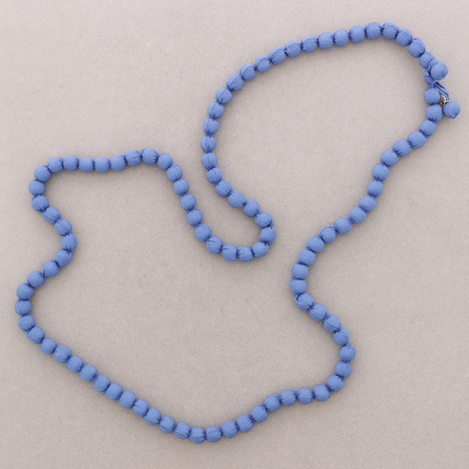 LONG NECKLACE WITH COATED BALLS 1.1M