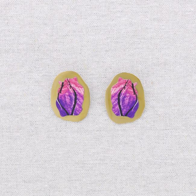 PENDIENTES PRESIÓN ACERO DIBUJO