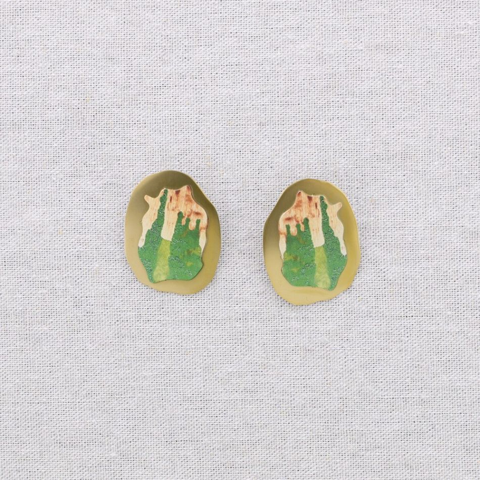 PENDIENTES PRESIÓN ACERO DIBUJO