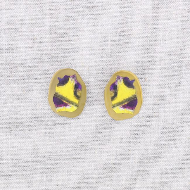 PENDIENTES PRESIÓN ACERO DIBUJO