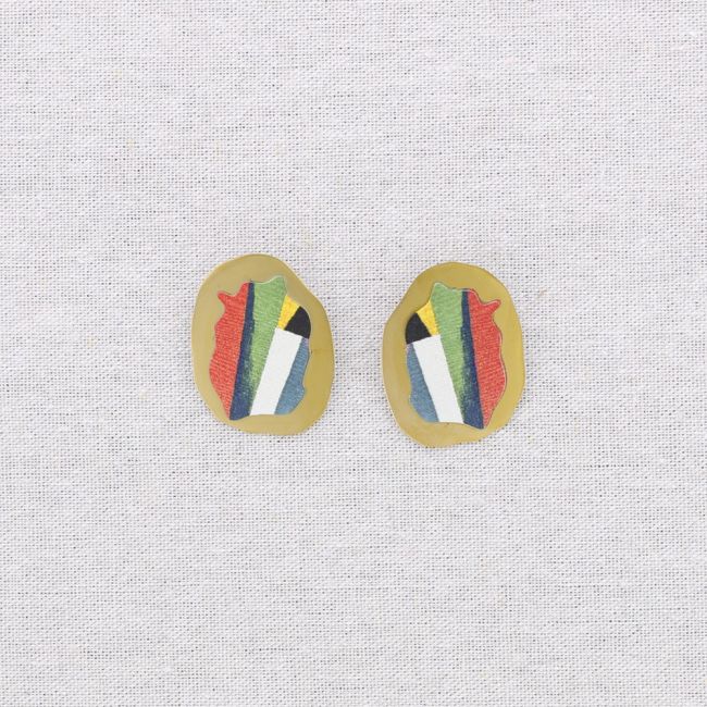PENDIENTES PRESIÓN ACERO DIBUJO