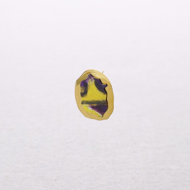 STEEL STUD EARRINGS DRAWING