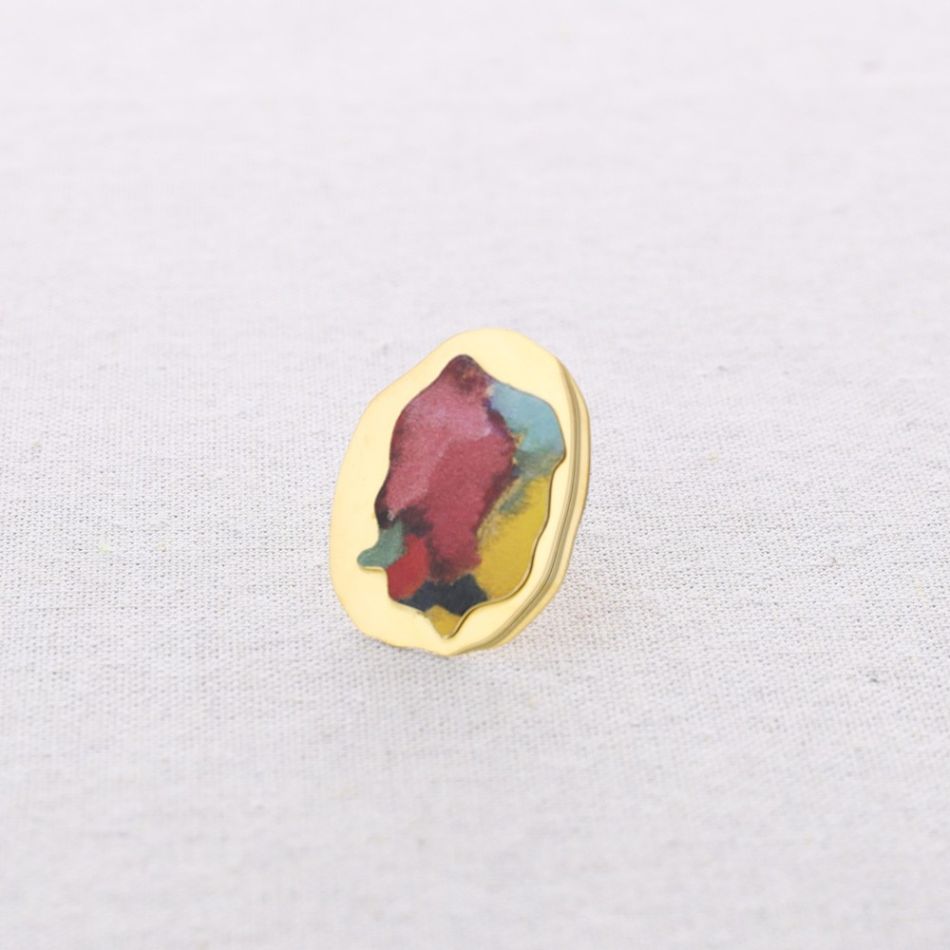 ADJUSTABLE STEEL RING MEDAL DRAWING