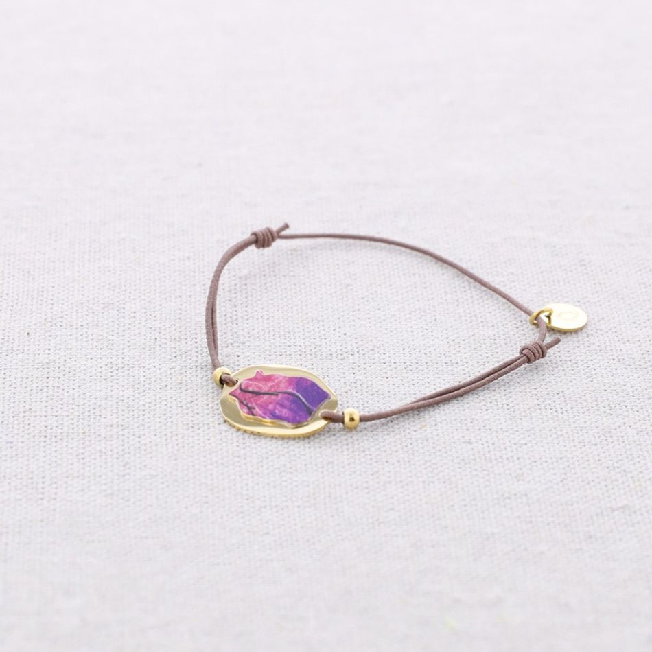 PULSERA ELÁSTICA MEDALLITA ACERO DIBUJO