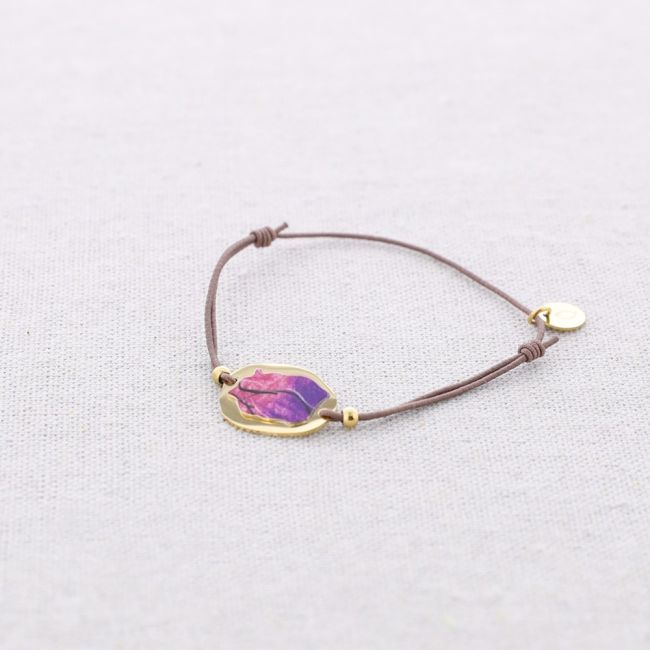 PULSERA ELÁSTICA MEDALLITA ACERO DIBUJO