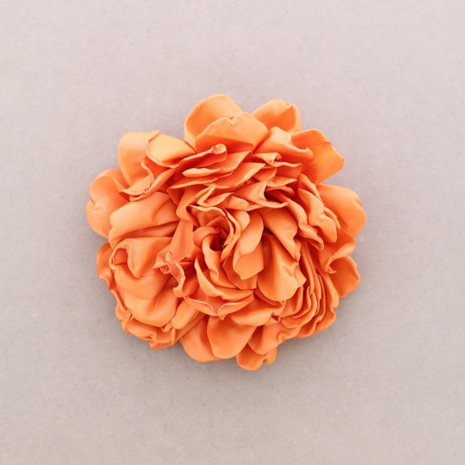 BROCHE FLOR TELA 15CM