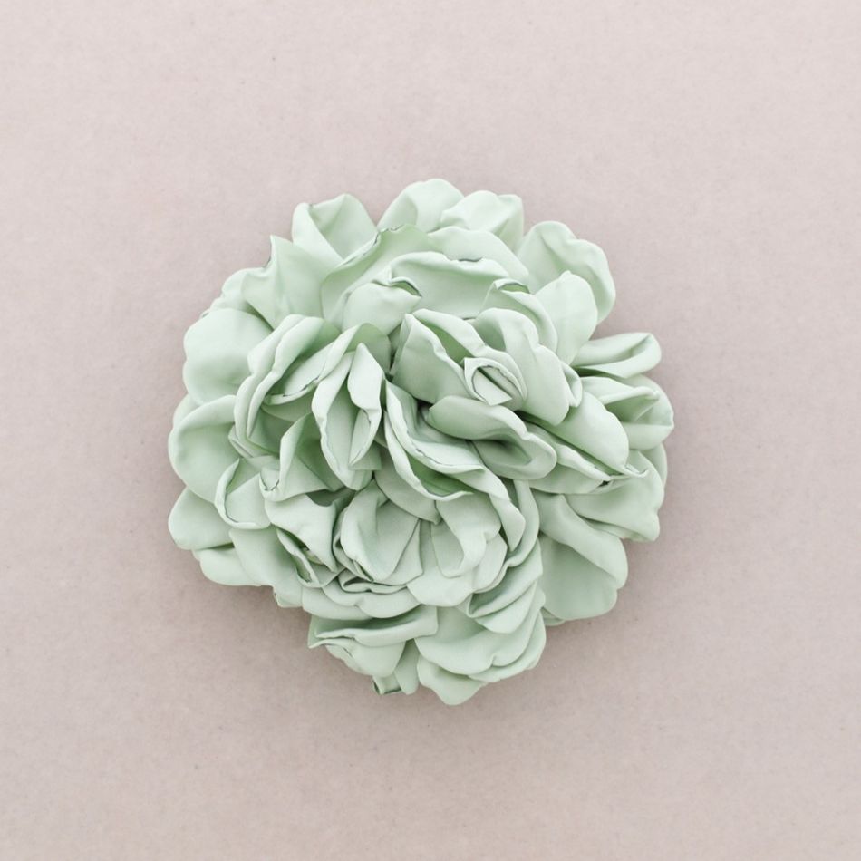 FABRIC FLOWER BROOCH 15CM