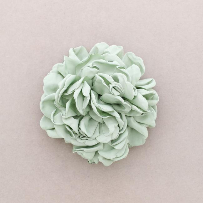 FABRIC FLOWER BROOCH 15CM
