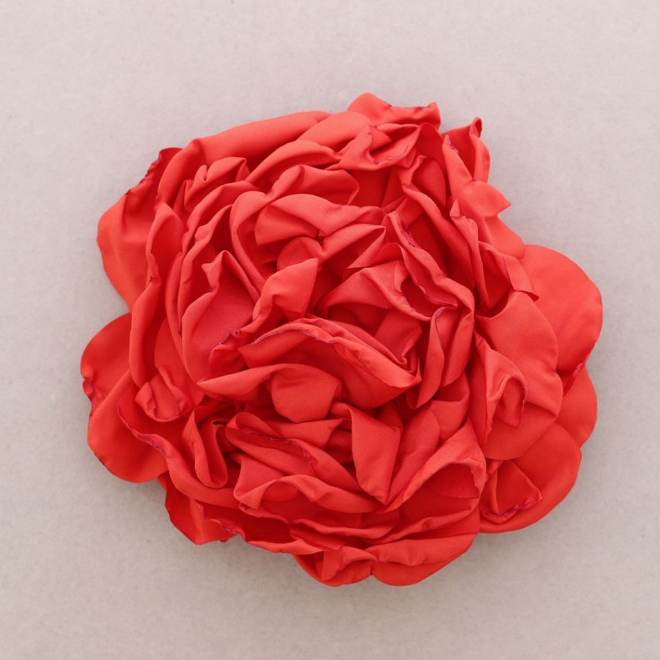 FABRIC FLOWER BROOCH 20CM