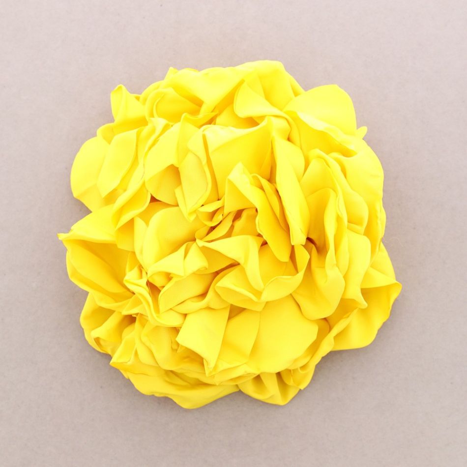FABRIC FLOWER BROOCH 20CM