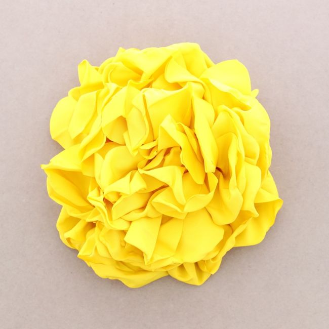 FABRIC FLOWER BROOCH 20CM