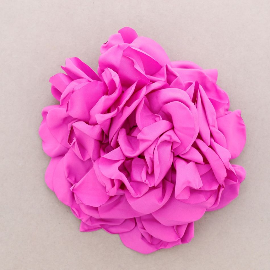 BROCHE FLOR TELA 20CM