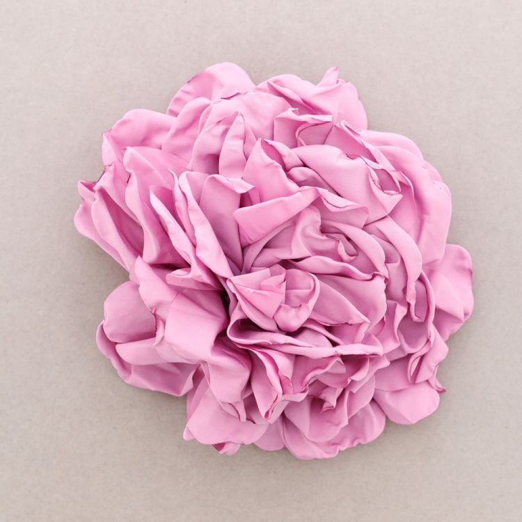 FABRIC FLOWER BROOCH 20CM