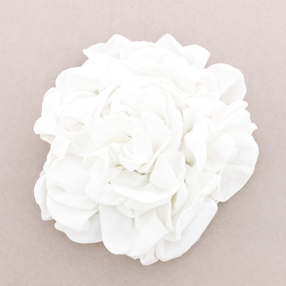 FABRIC FLOWER BROOCH 20CM
