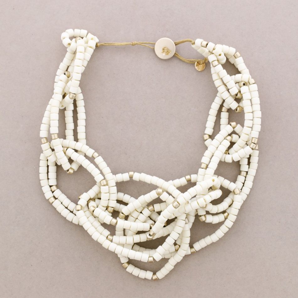 RESIN BEADS LINK NECKLACE
