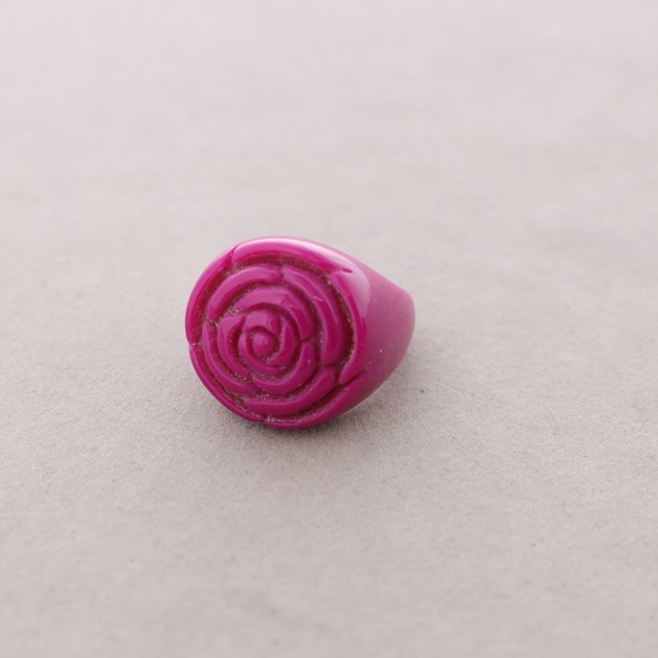 ANILLO ROSA RESINA