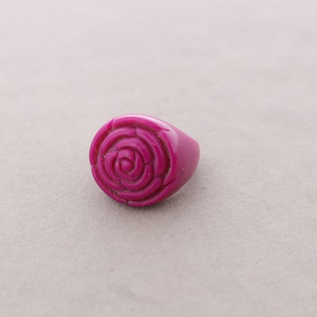 ANILLO ROSA RESINA