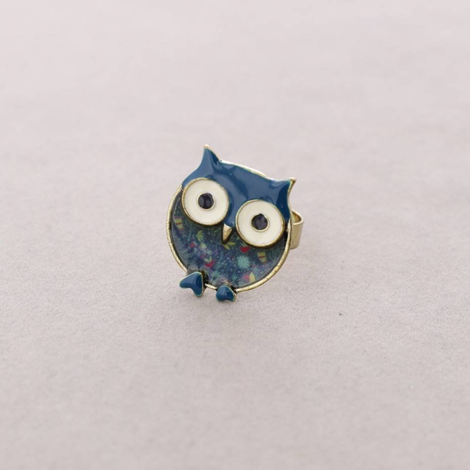 METAL ENAMEL ADJUSTABLE RING
