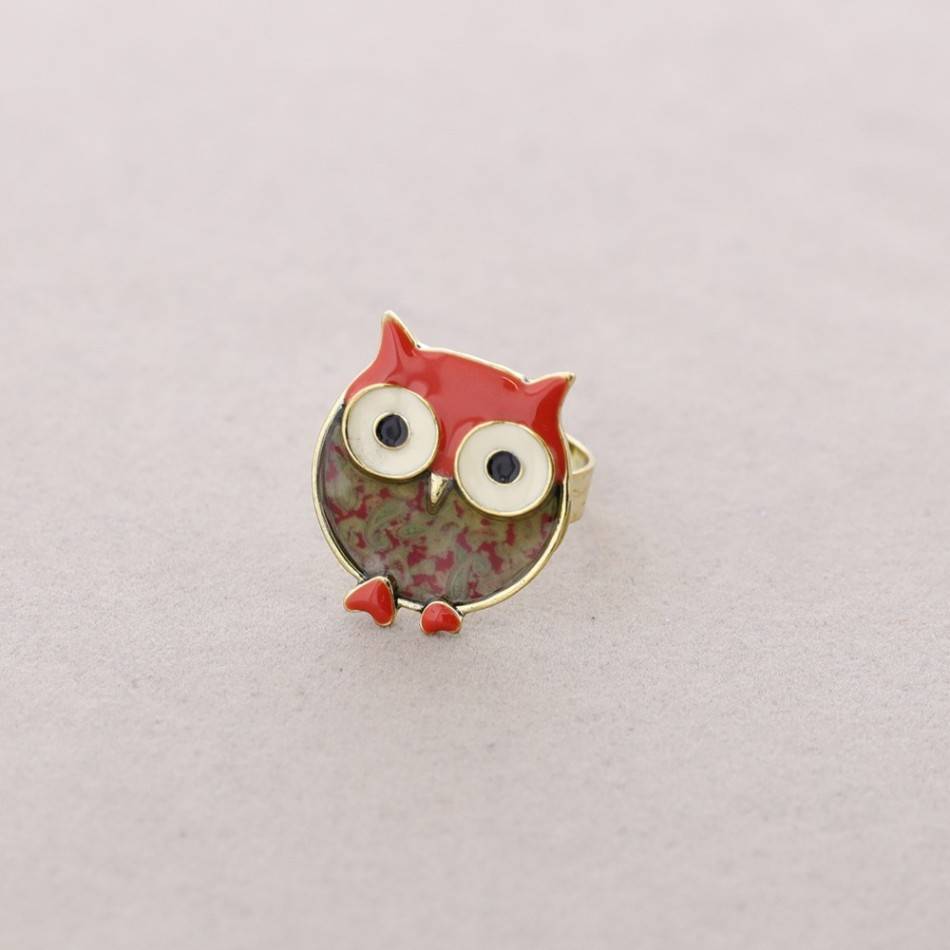 METAL ENAMEL ADJUSTABLE RING