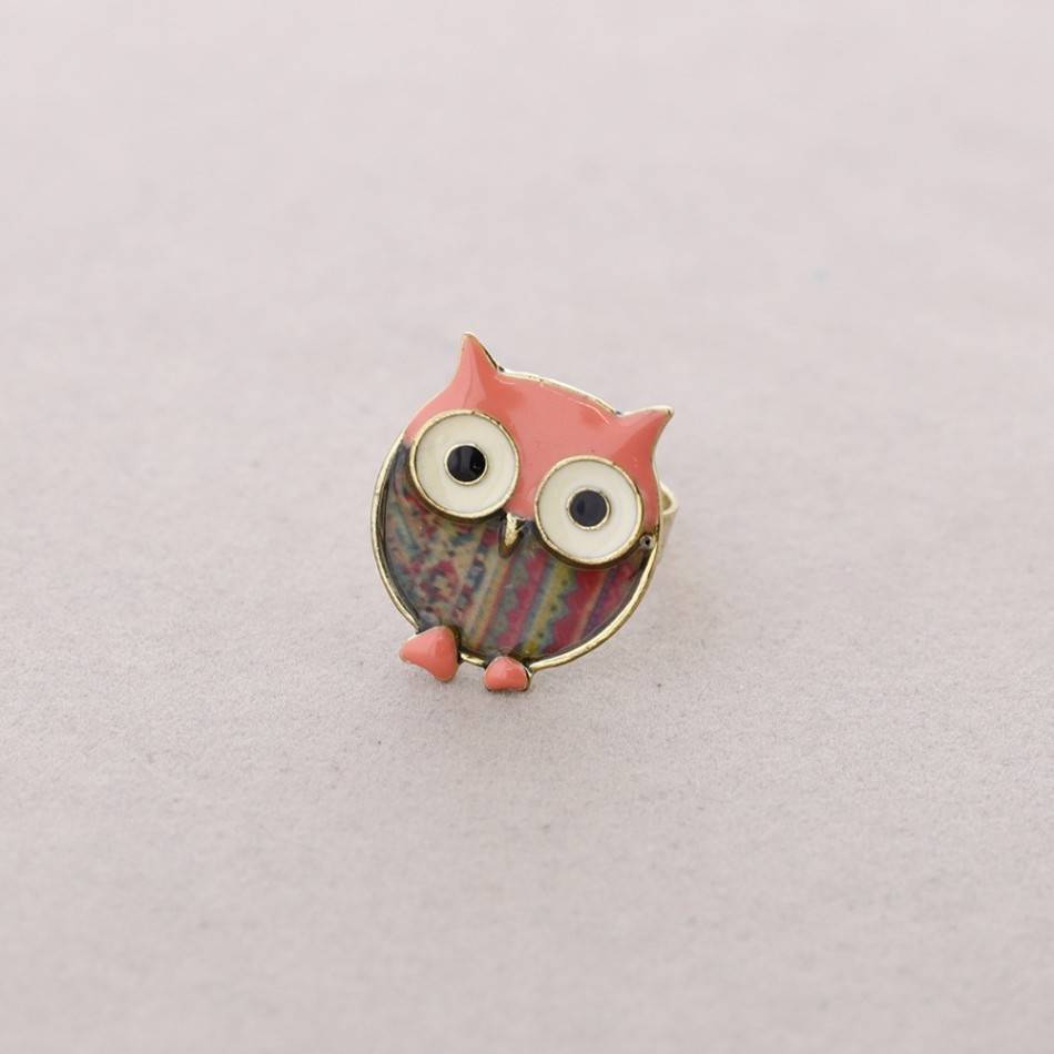 METAL ENAMEL ADJUSTABLE RING