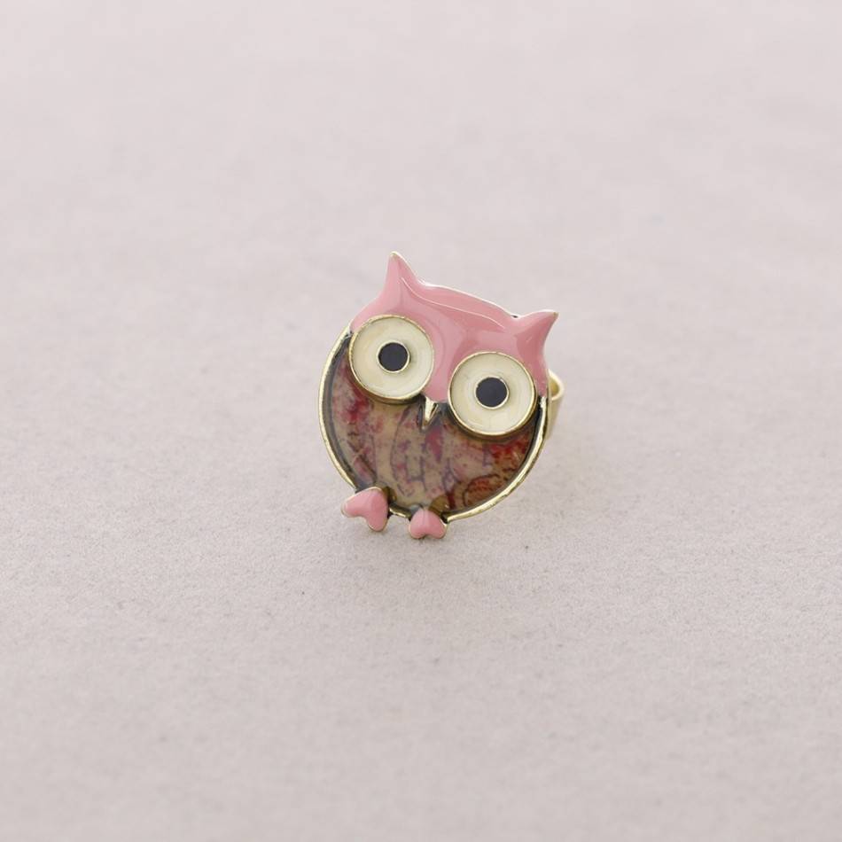 METAL ENAMEL ADJUSTABLE RING