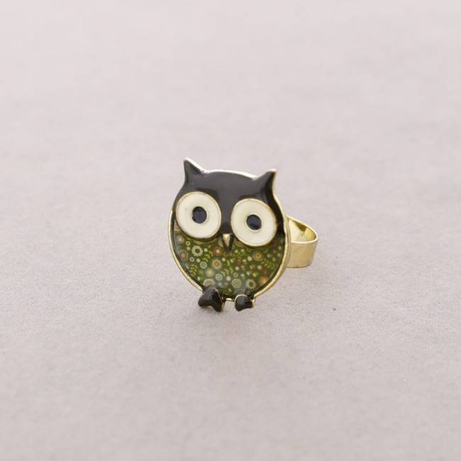 METAL ENAMEL ADJUSTABLE RING