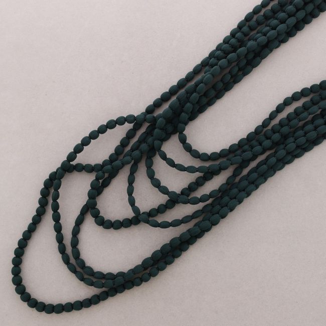 COLLAR MULTI VUELTAS LANA BOLITAS