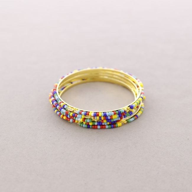PULSERA METAL ABALORIOS