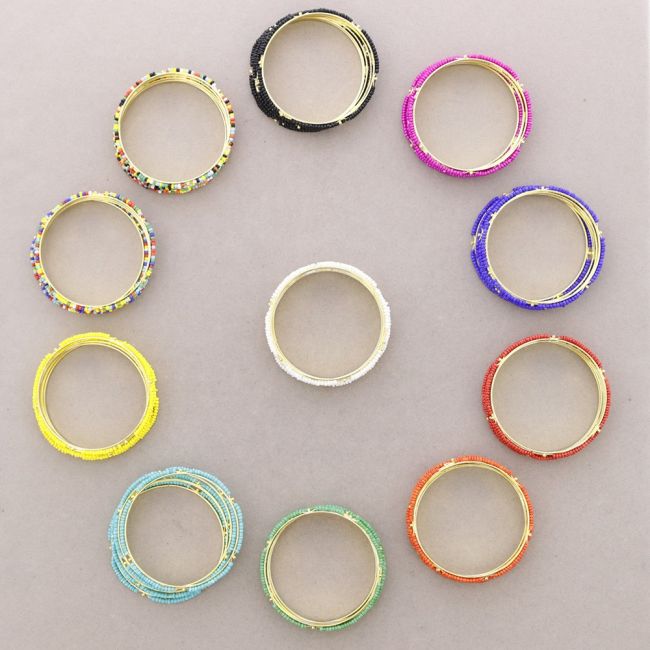 PULSERA METAL ABALORIOS