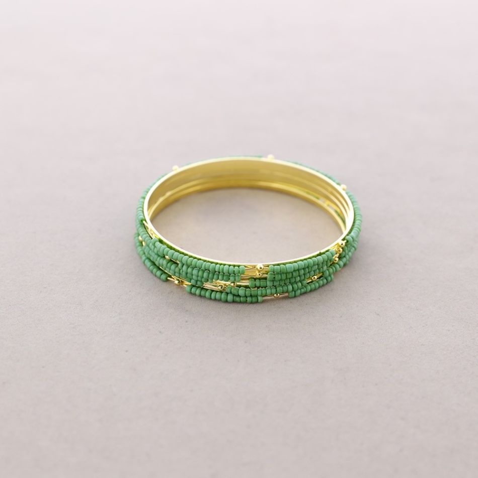 PULSERA METAL ABALORIOS
