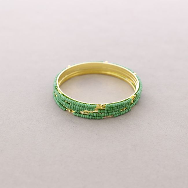 PULSERA METAL ABALORIOS
