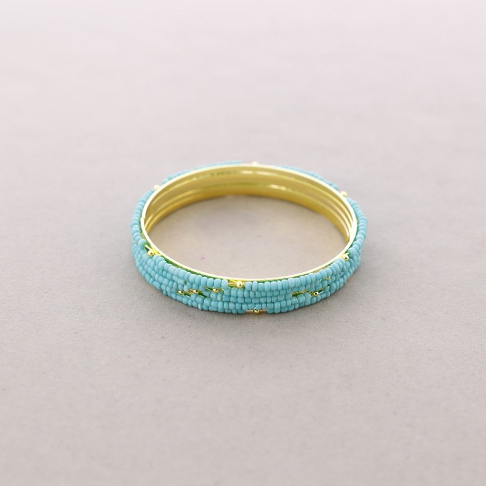 PULSERA METAL ABALORIOS