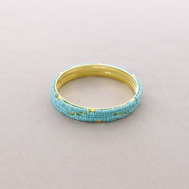 PULSERA METAL ABALORIOS