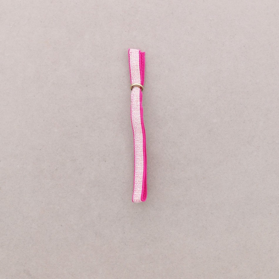 PULSERA GOMA BRILLANTE