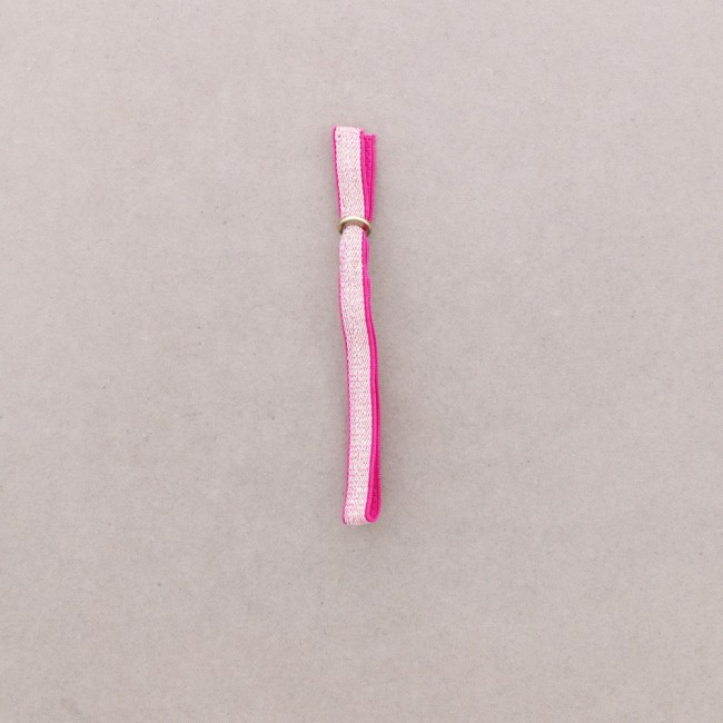 PULSERA GOMA BRILLANTE