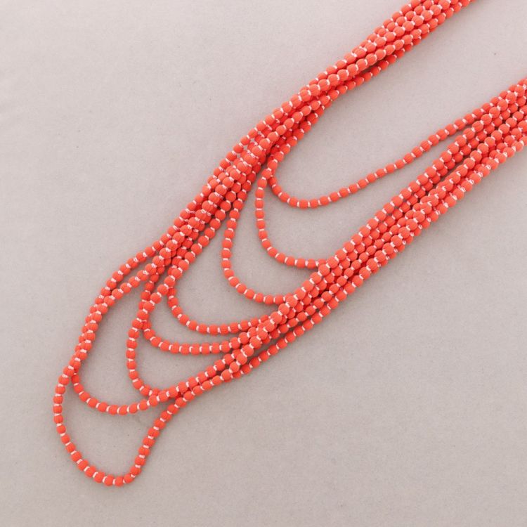 COLLAR LARGO MULTI VUELTAS LANA BOLITAS 2