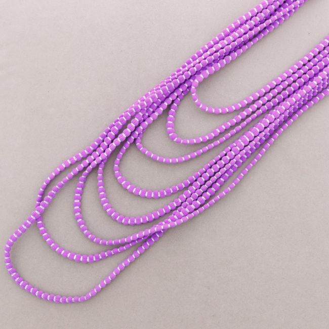 COLLAR LARGO MULTI VUELTAS LANA BOLITAS