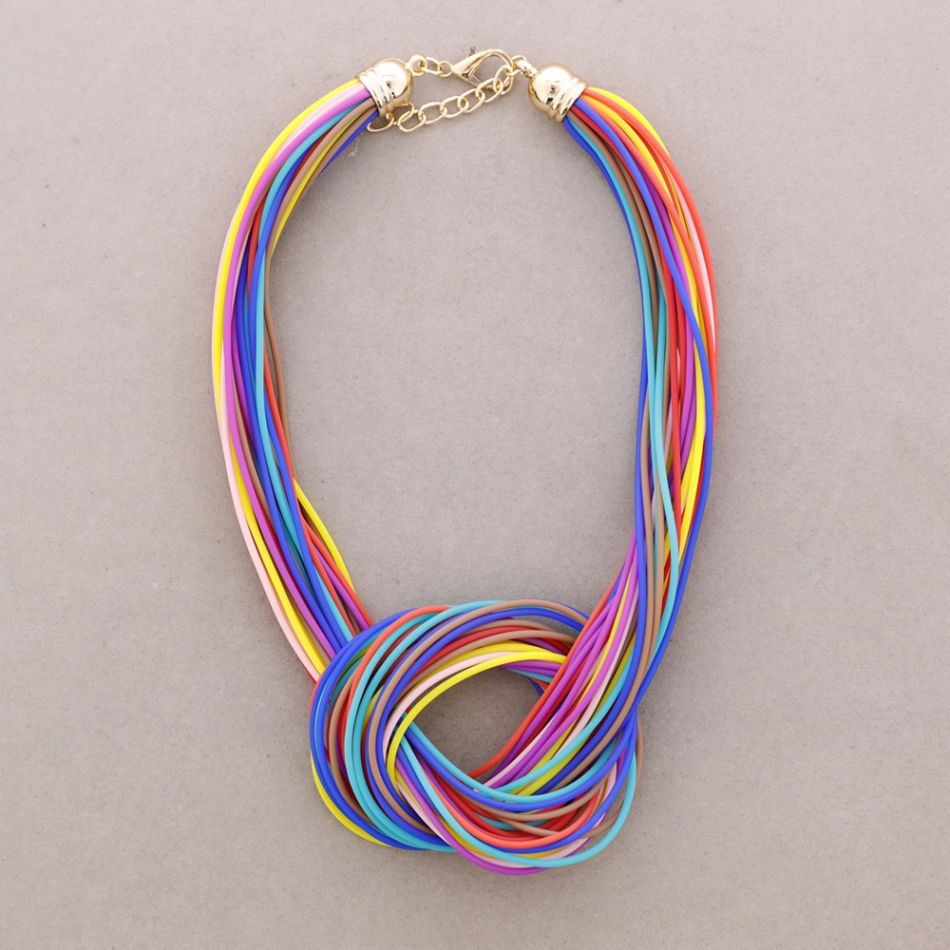MULTI KNOT RUBBER CHOKER