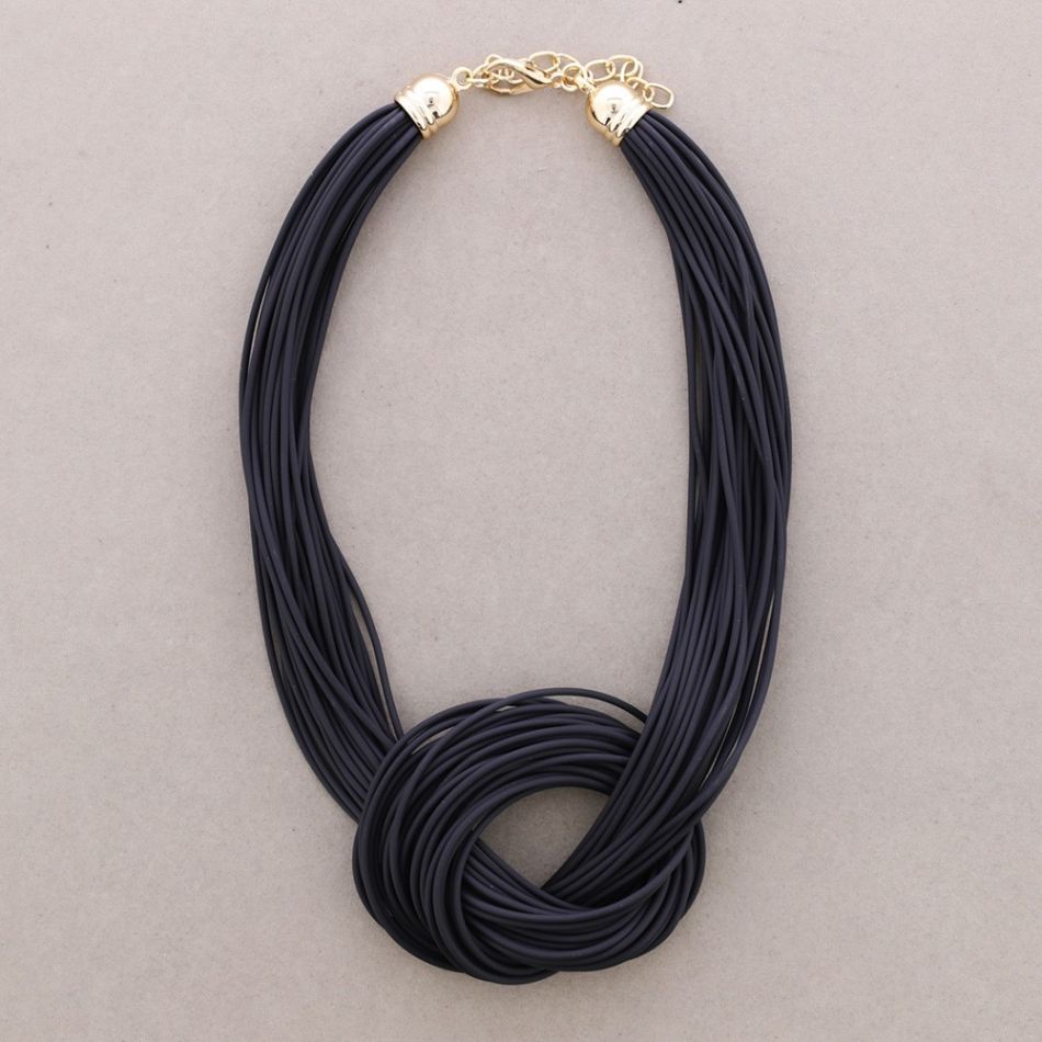 GARGANTILLA MULTI NUDO GOMA