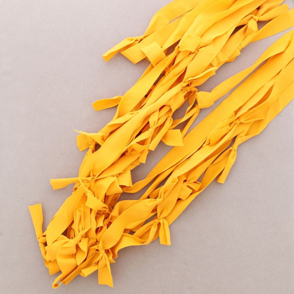 MULTI FABRIC KNOT NECKLACE