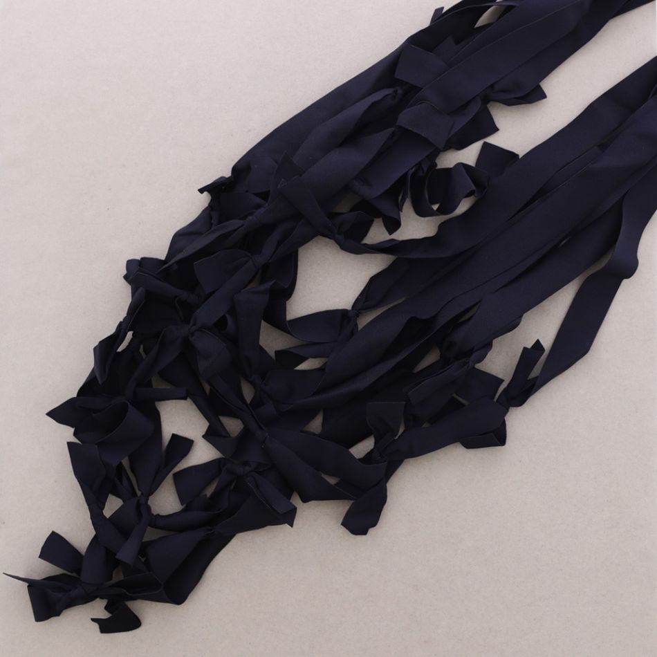 MULTI FABRIC KNOT NECKLACE
