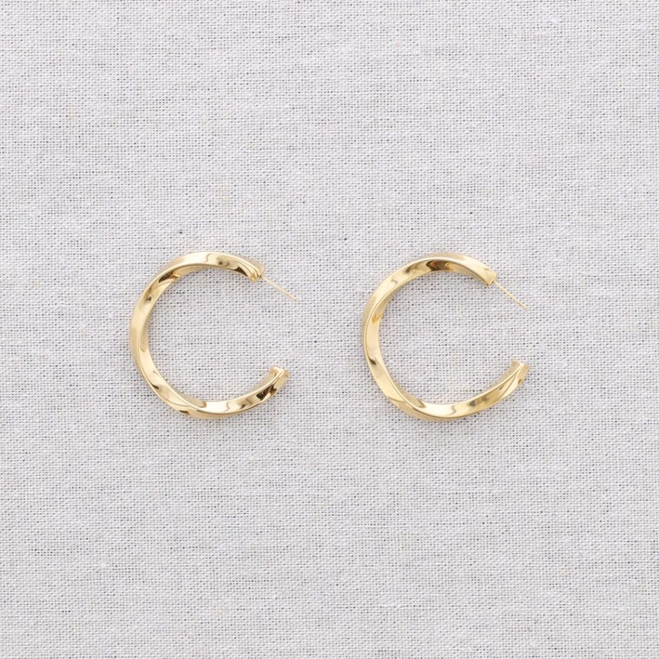 PENDIENTES ACERO ARO