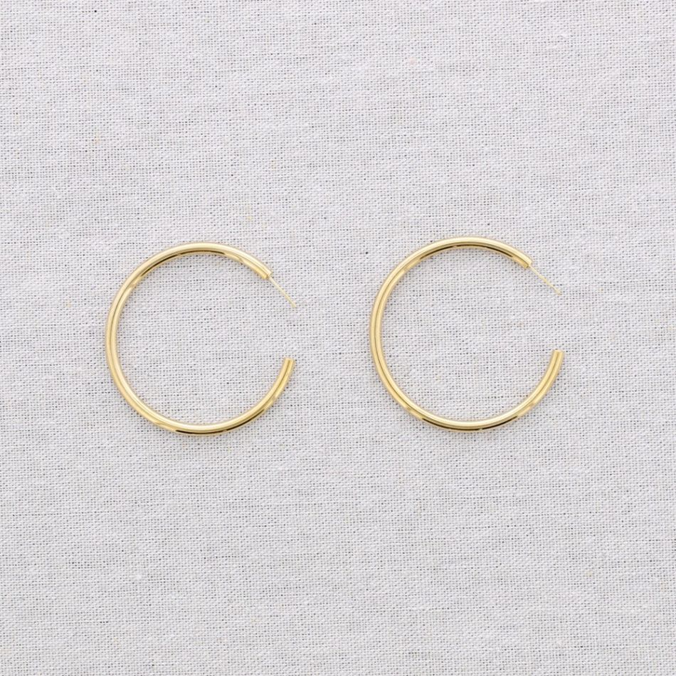 PENDIENTES ACERO ARO 5CM